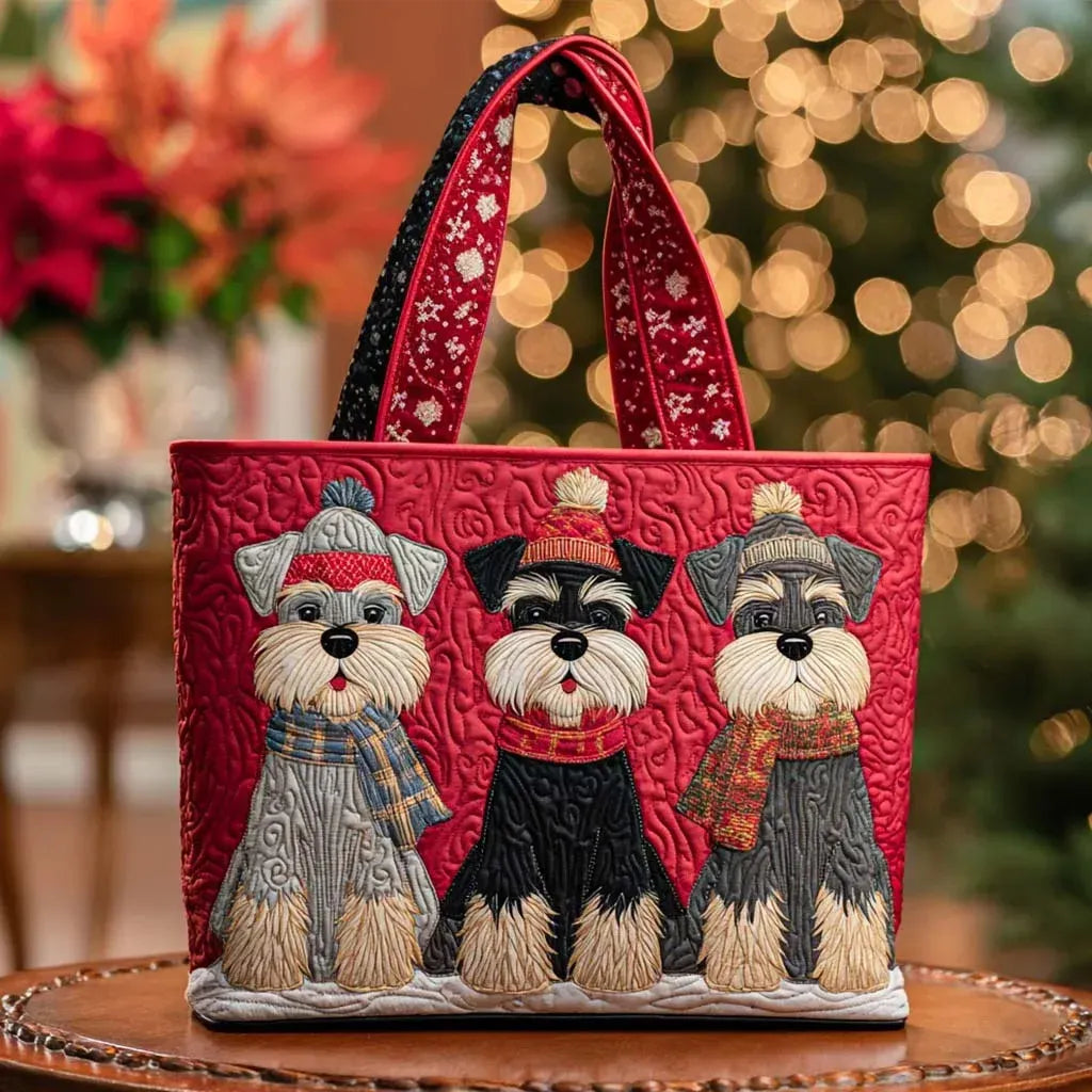 Handcrafted Bag | Three Puppies