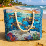 Handcrafted Beach Bag | Sea Turtle