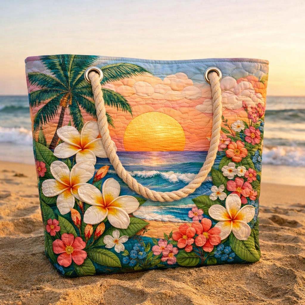 Handcrafted Beach Bag | Tropical Breeze