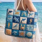 Handcrafted Beach Bag | Marine Life