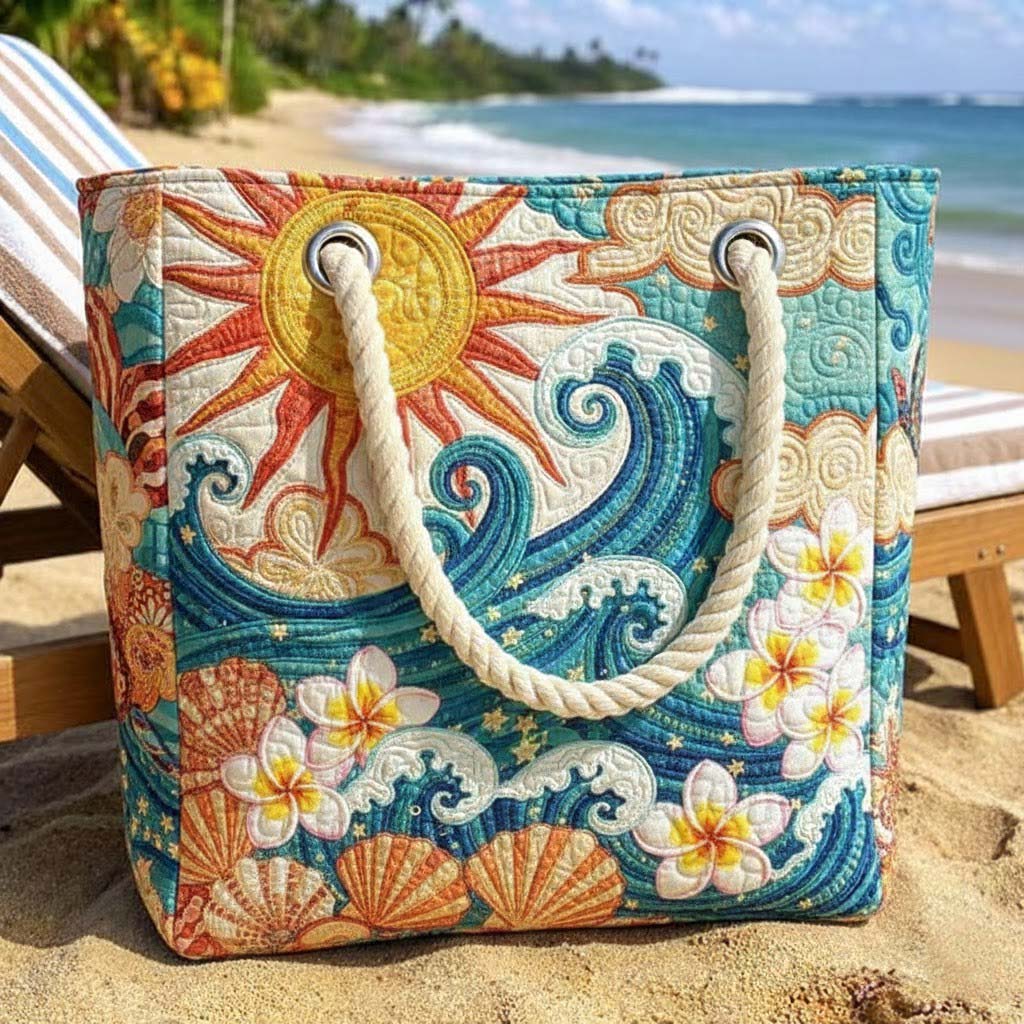 Handcrafted Beach Bag | Warm Halo