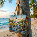 Handcrafted Beach Bag | Lighthouse Glow