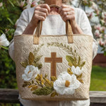 Handcrafted Bag | Floral Cross
