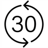 30-day return and exchange policy