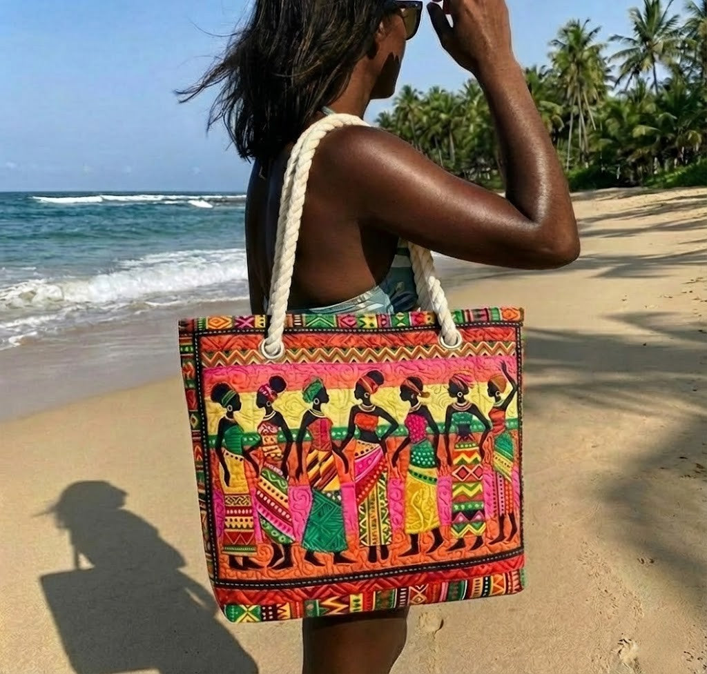 Handcrafted Beach Bag | Melanin Queens