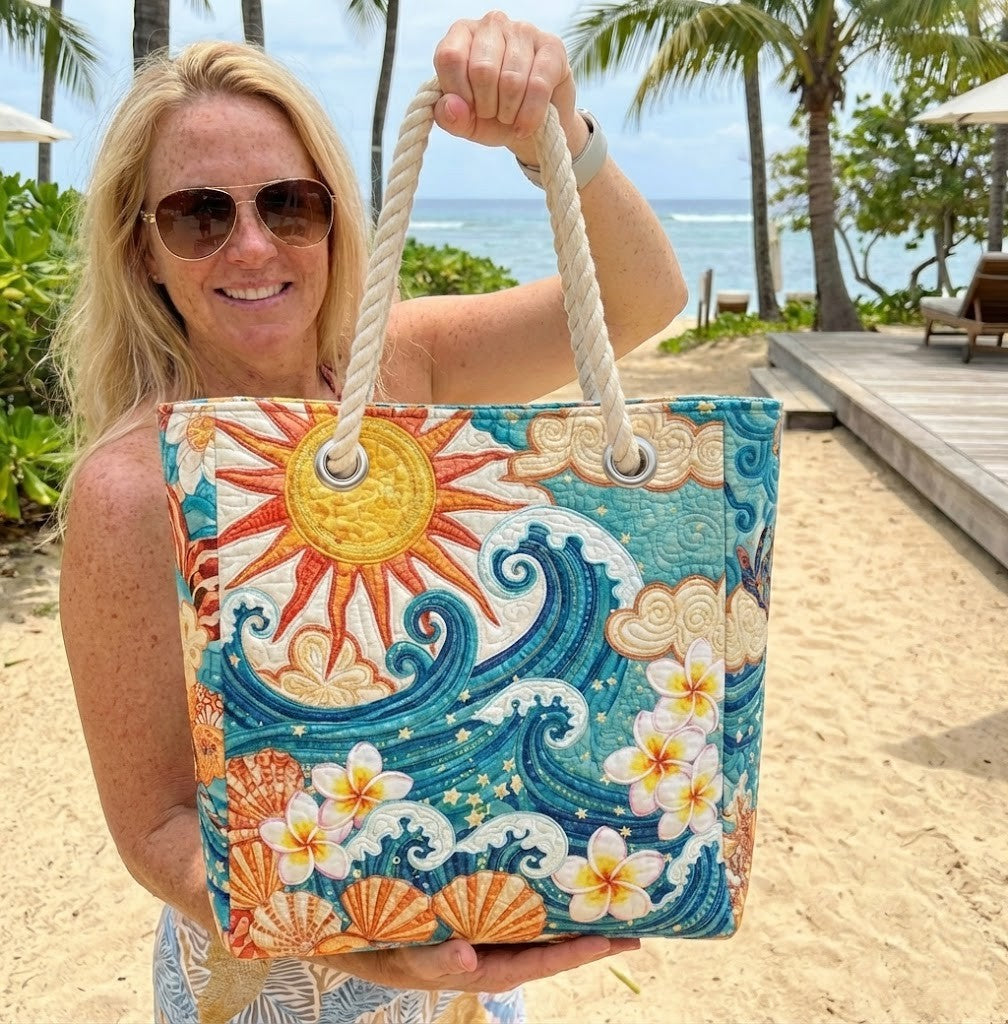 Handcrafted Beach Bag | Warm Halo